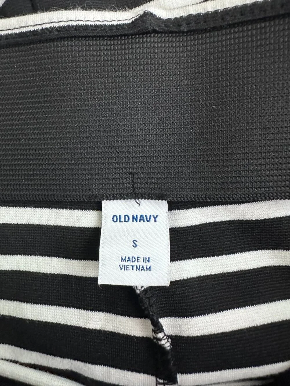 2/$30 Old Navy Ponte-Knit Pencil Skirt for Women Black Stripe Small #A1946
